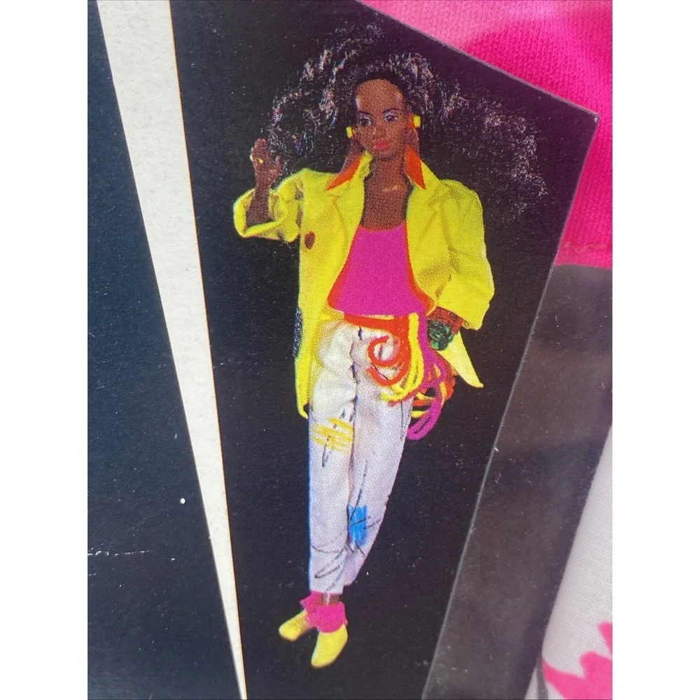 VTG 1985 Barbie and the Rockers Fashion 2791, Unpunched Package NIB  1980's Neon